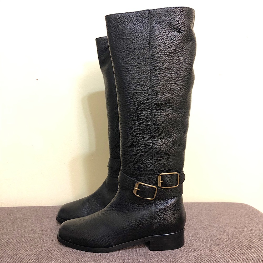 NEW LK Bennett Brogan Leather Knee Boots